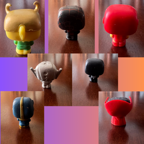 7 Superhero Action Figures Set for Kids Cake Toppers Superhero Bros To